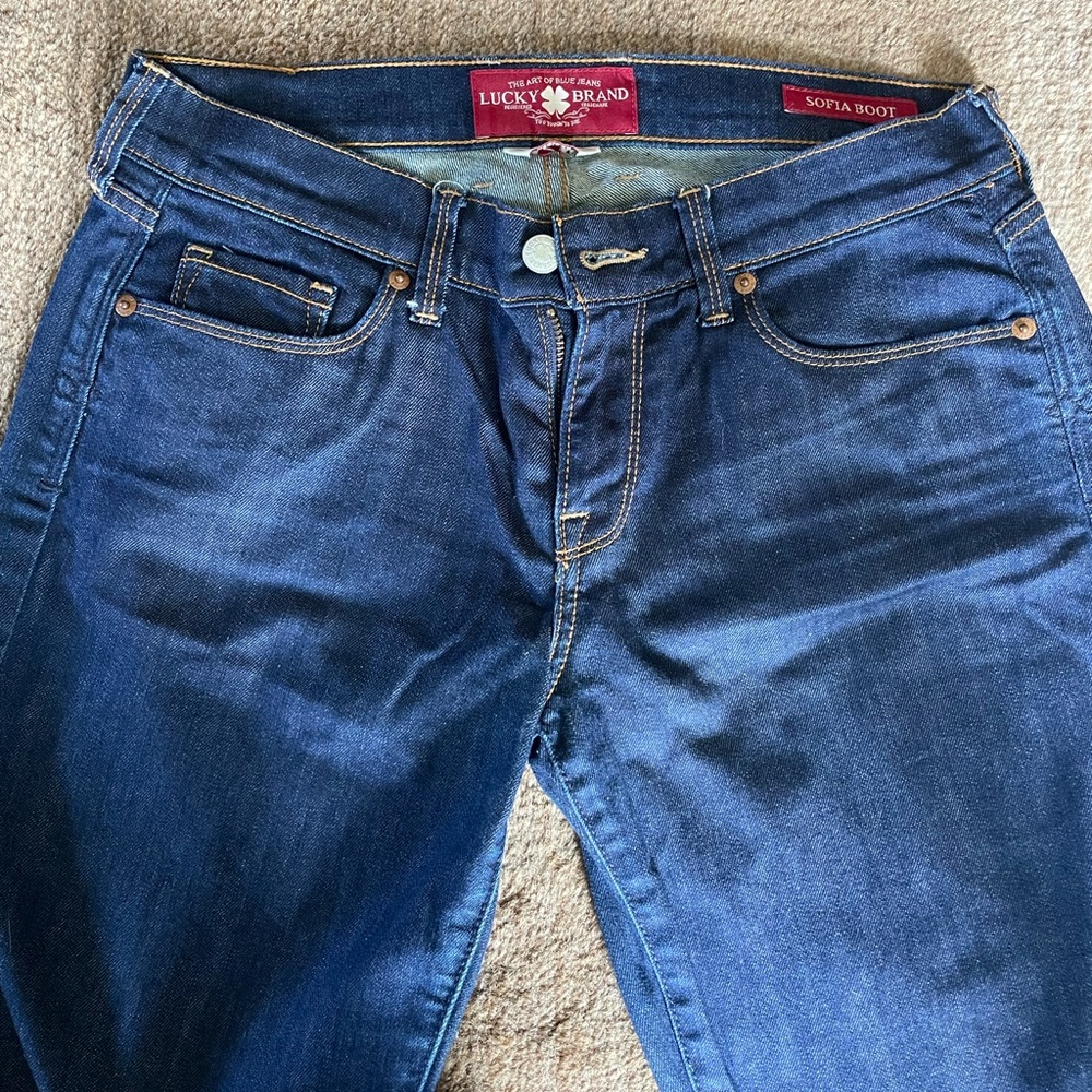 NWOT Womens Lucky Brand Sophia Boot Cut Jeans